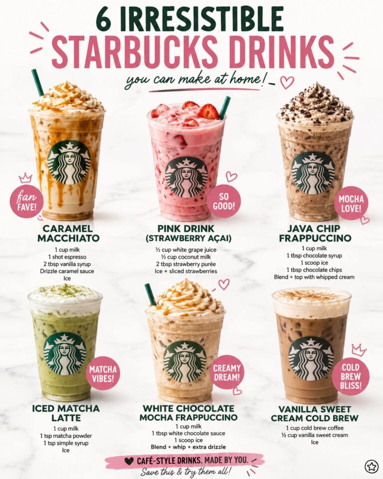 6 Irresistible Starbucks Drinks You Can Make at Home