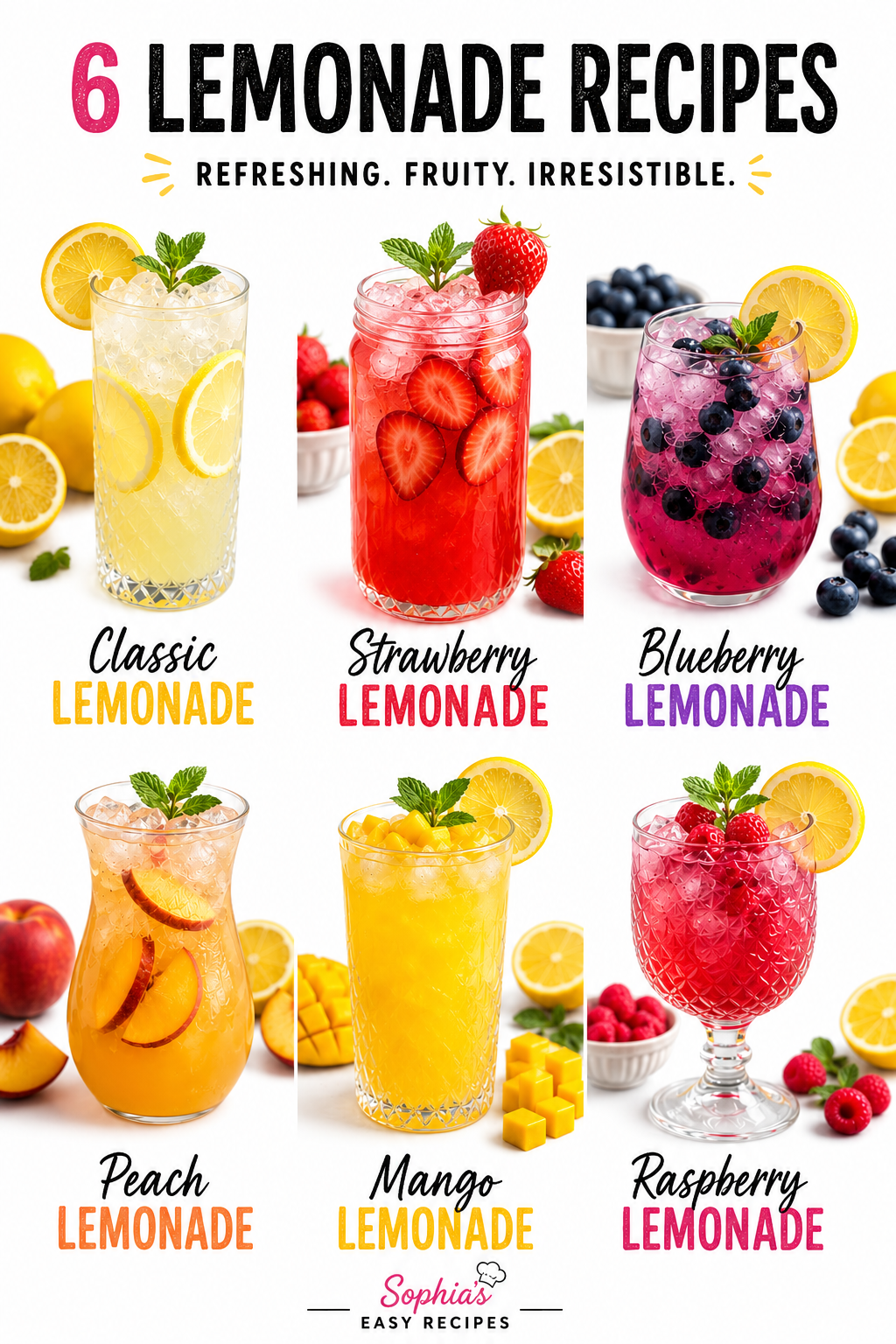 Lemonade Recipes: 6 Refreshing Sips to Try 1 6 Lemonade Recipes