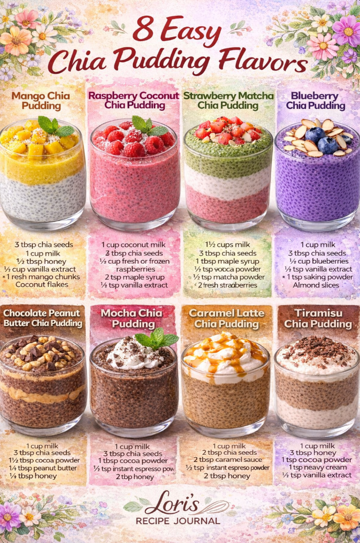 8 Easy Chia Pudding Flavors