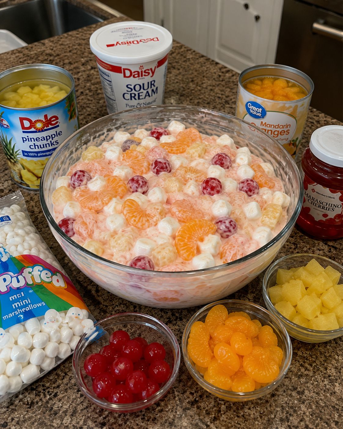 Ambrosia Fruit Salad Recipe - Creamy & Delicious 1 Ambrosia Fruit Salad