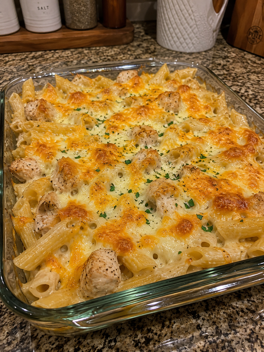 Baked Chicken and Pasta Casserole 1 Baked Chicken and Pasta Casserole
