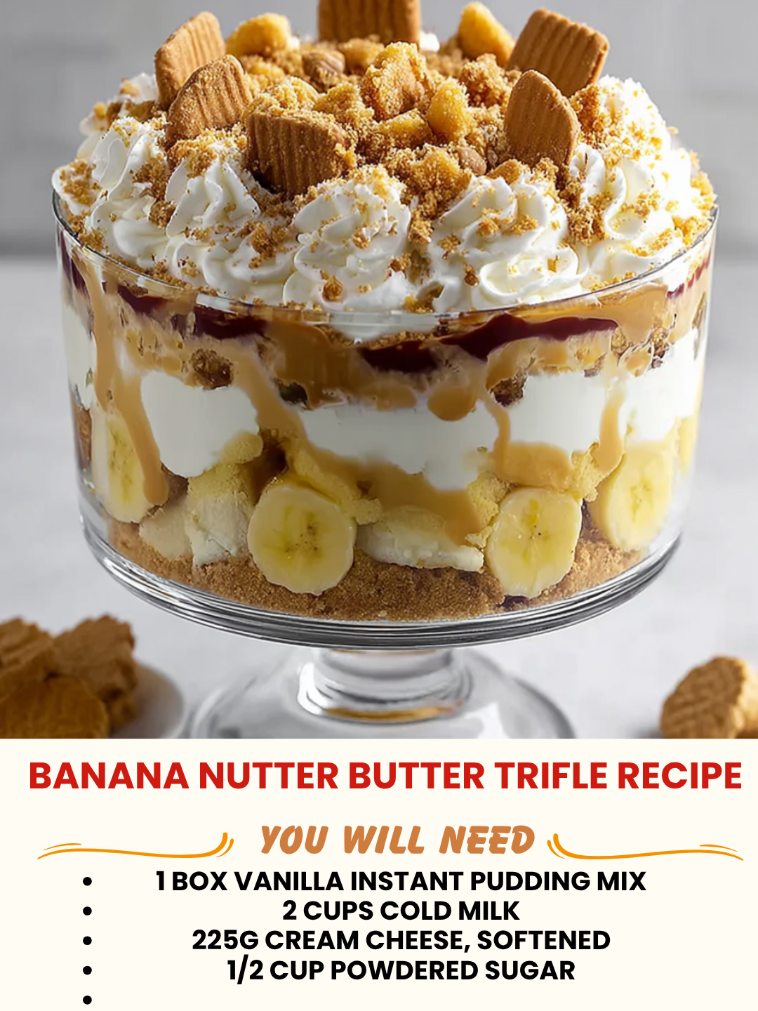 Banana Nutter Butter Trifle 1 Banana Nutter Butter Trifle