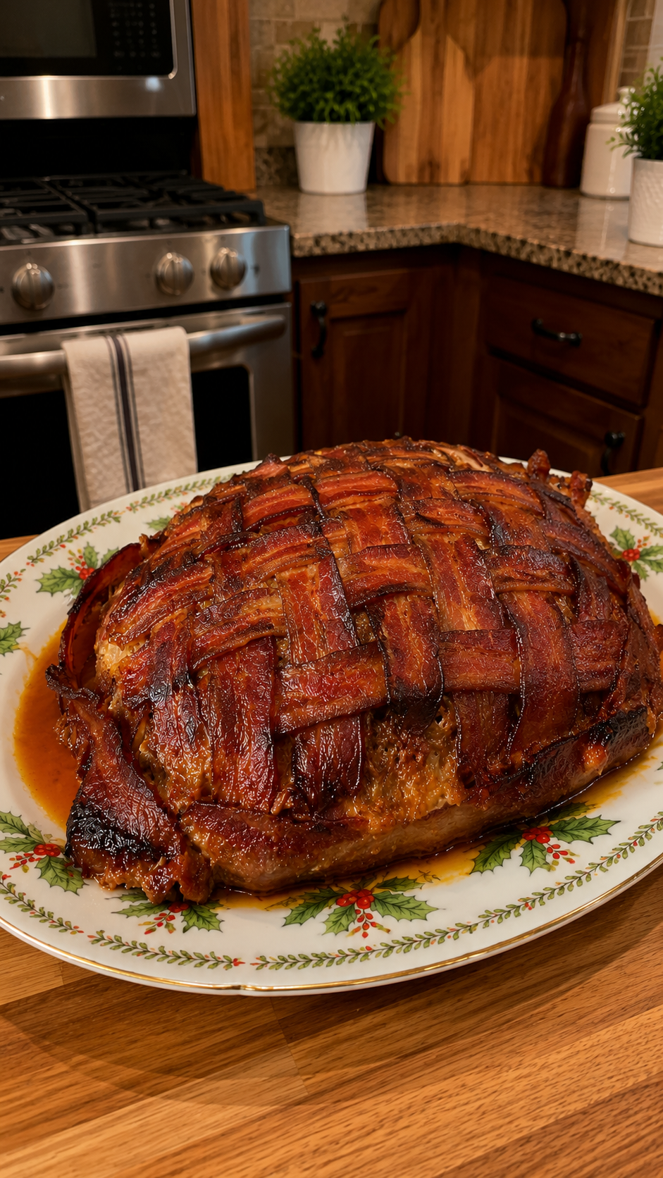 Beef Bacon-Wrapped Prime Rib Roast 1 Beef Bacon-Wrapped Prime Rib Roast