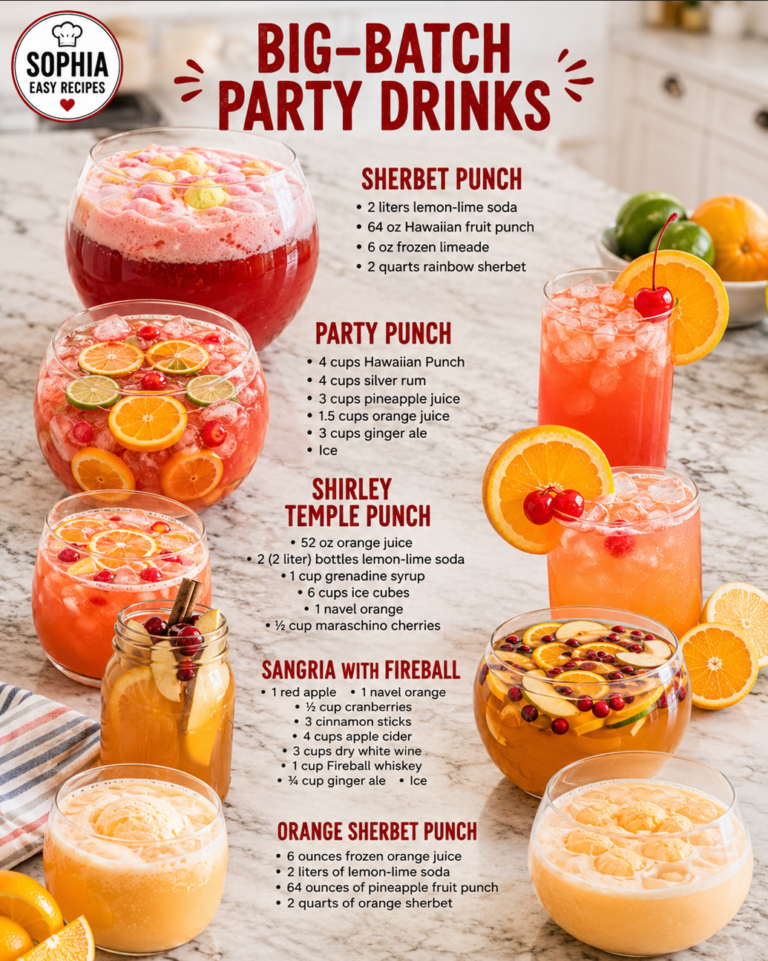 Big-Batch Party Drinks
