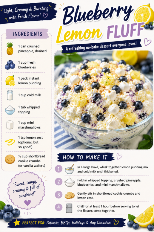 Blueberry Lemon Fluff 1 Blueberry Lemon Fluff
