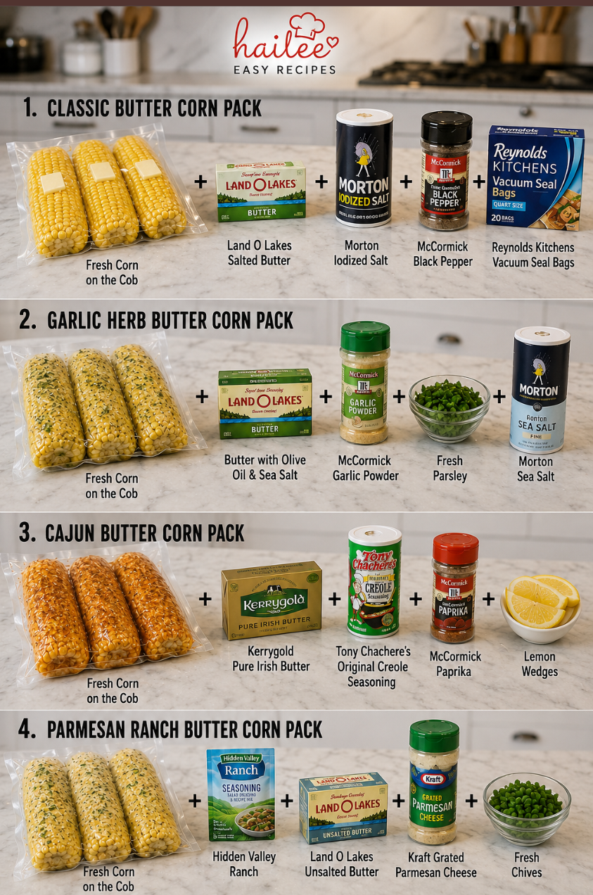 Butter Corn Packs | Golden, Creamy Goodness 1 Butter Corn Packs