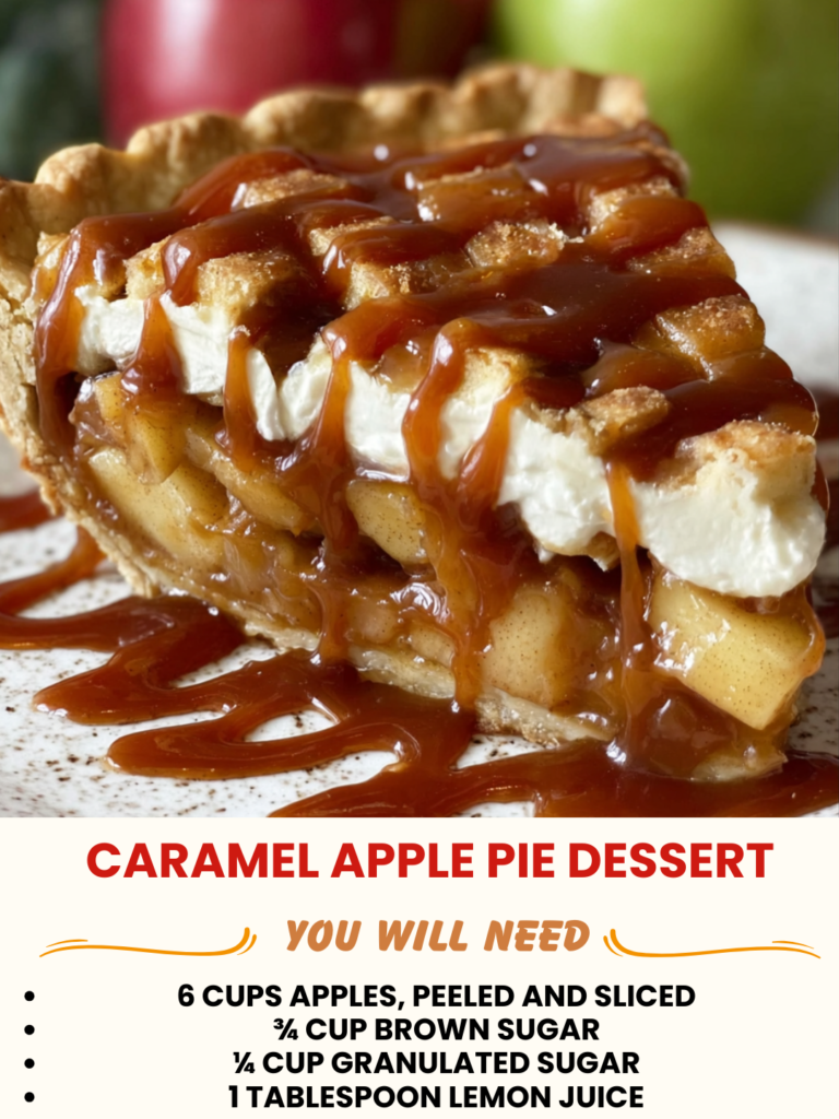 Caramel Apple Pie Dessert