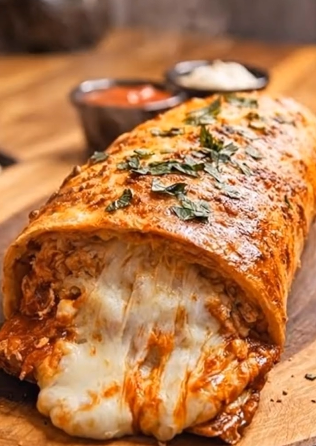 Cheesy Chicken Stuffed Bread