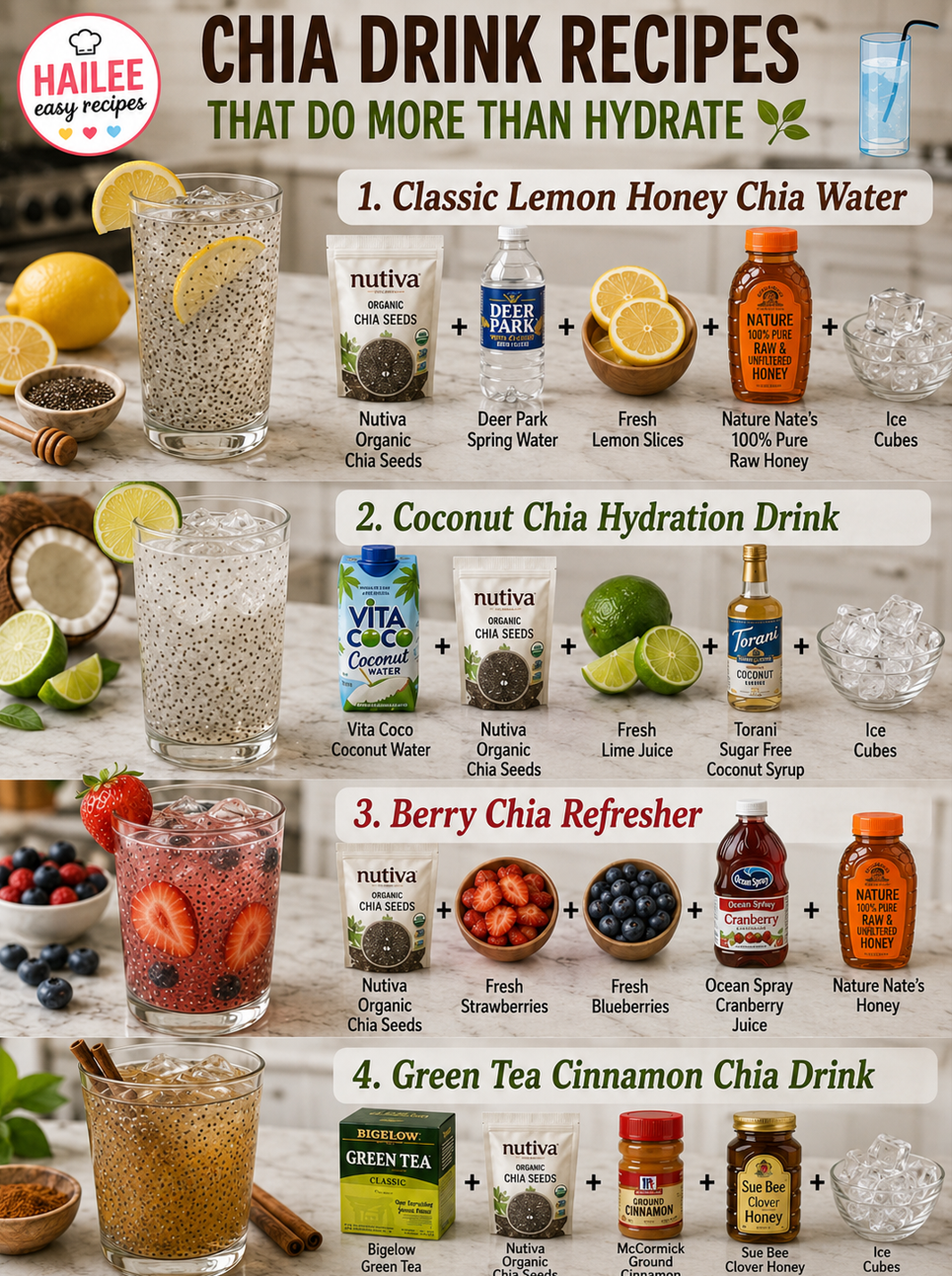 Chia Drink Recipes That Do More Than Hydrate