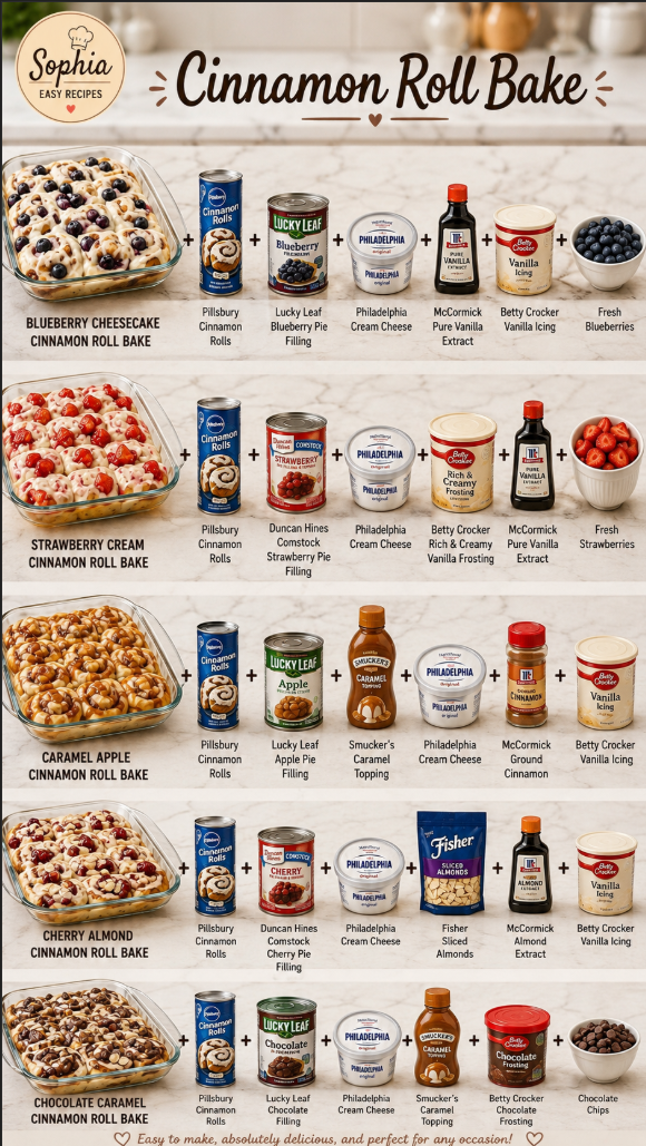 Cinnamon Roll Bake Recipes