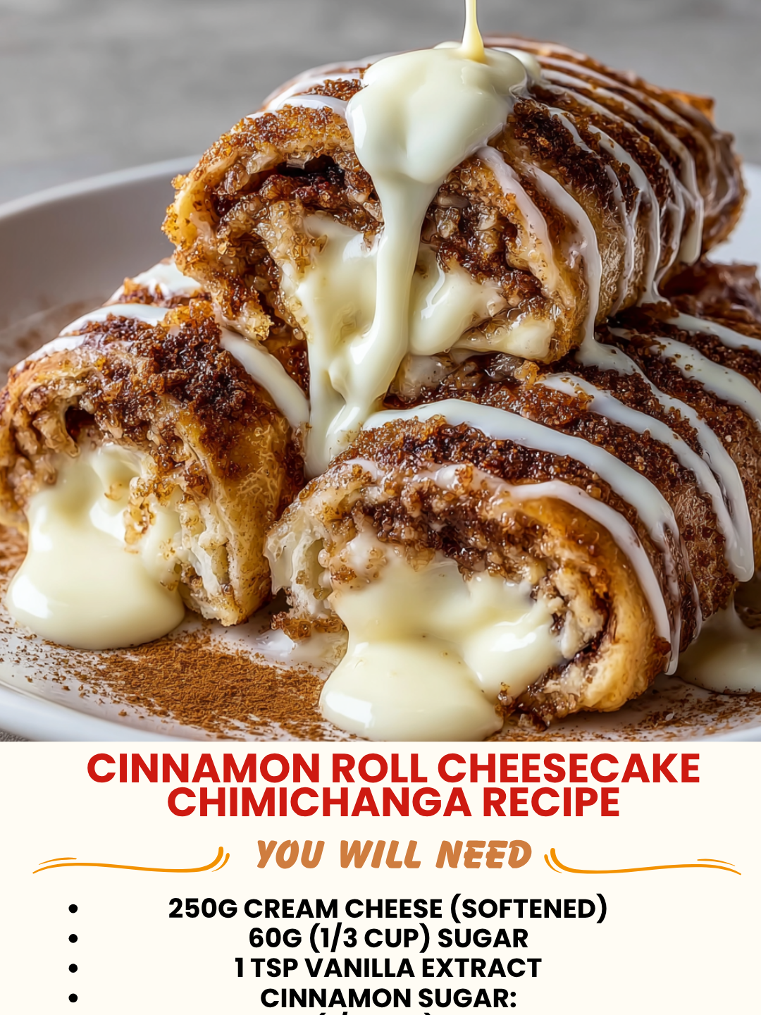Cinnamon Roll Cheesecake Chimichanga 1 Cinnamon Roll Cheesecake Chimichanga