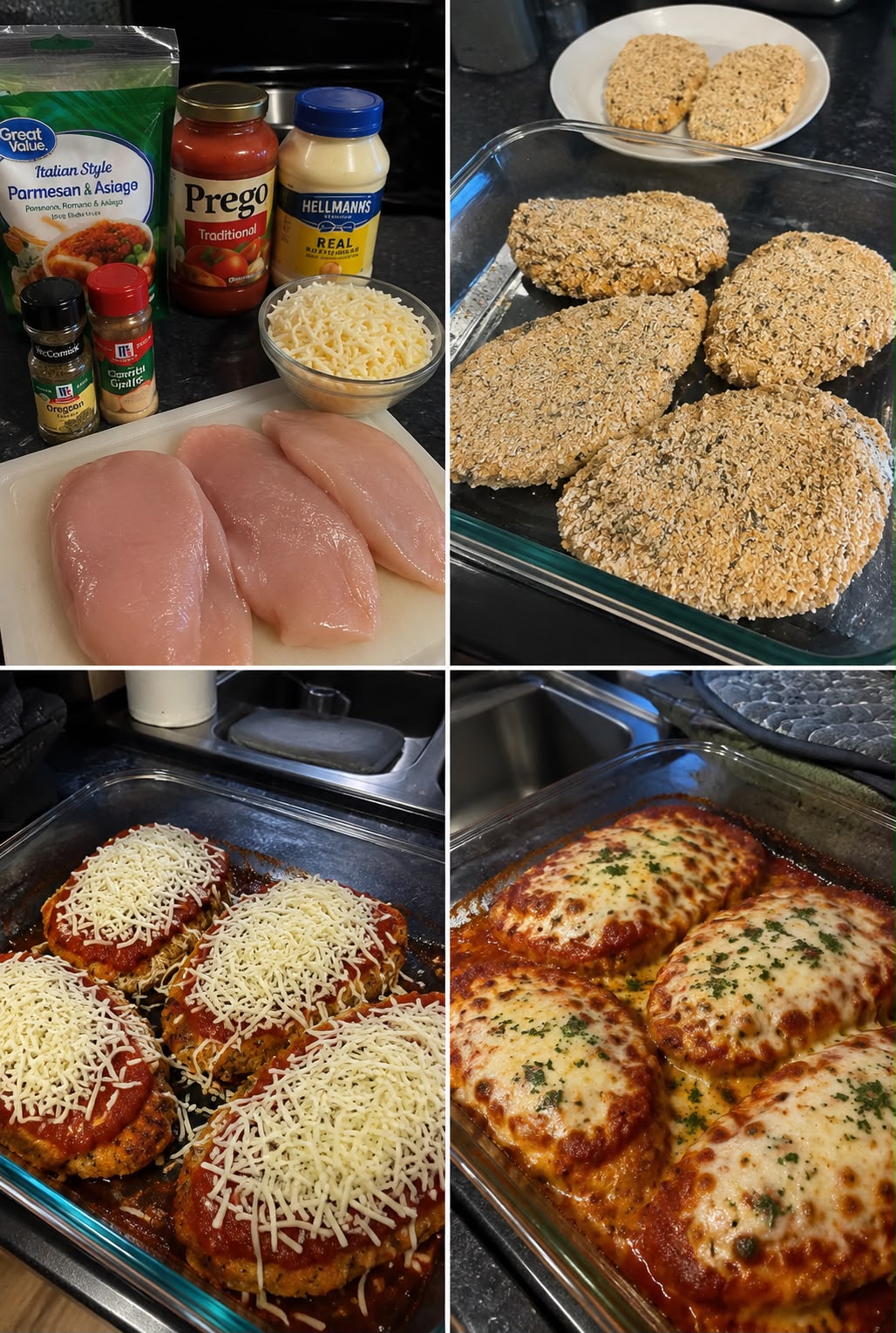 Classic Baked Chicken Parmesan 1 Classic Baked Chicken Parmesan