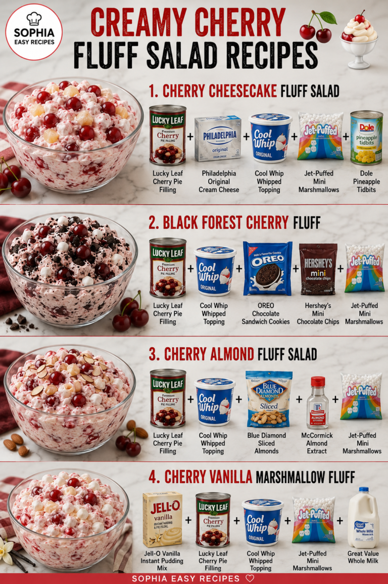 Creamy Cherry Fluff Salad Recipes