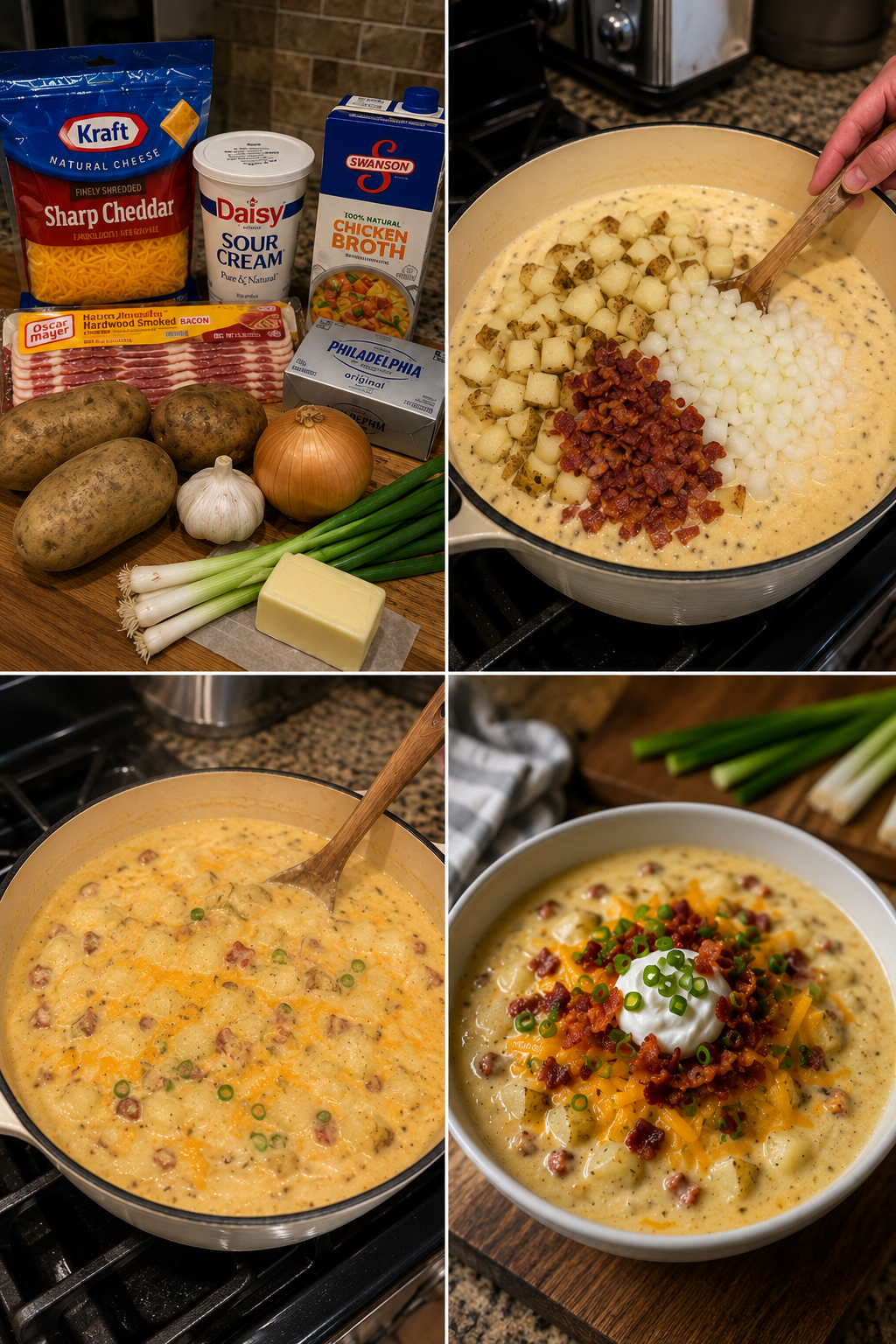 Creamy Loaded Potato Soup 1 Creamy Loaded Potato Soup