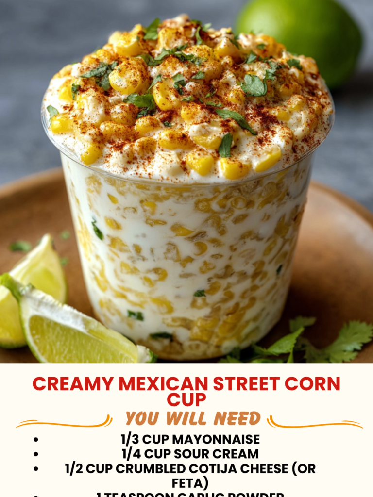 Creamy Mexican Street Corn Cup