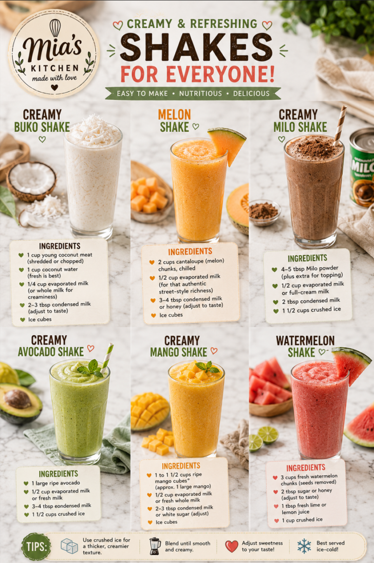 Creamy & Refreshing Shakes for Everyone