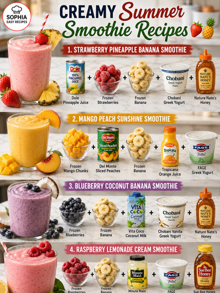 Creamy Summer Smoothie Recipes