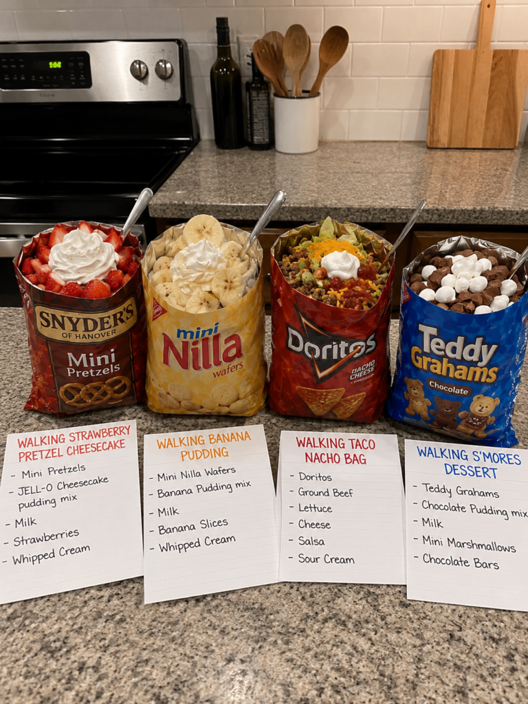 Creative Walking Taco Bag Recipes and Sweet Treats
