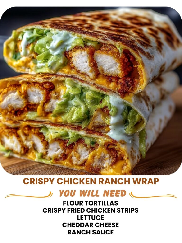 Crispy Chicken Ranch Wrap
