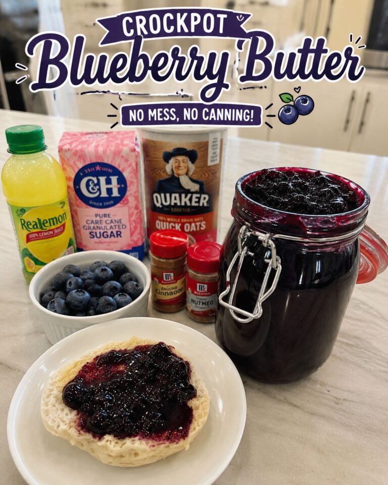 Crockpot Blueberry Butter