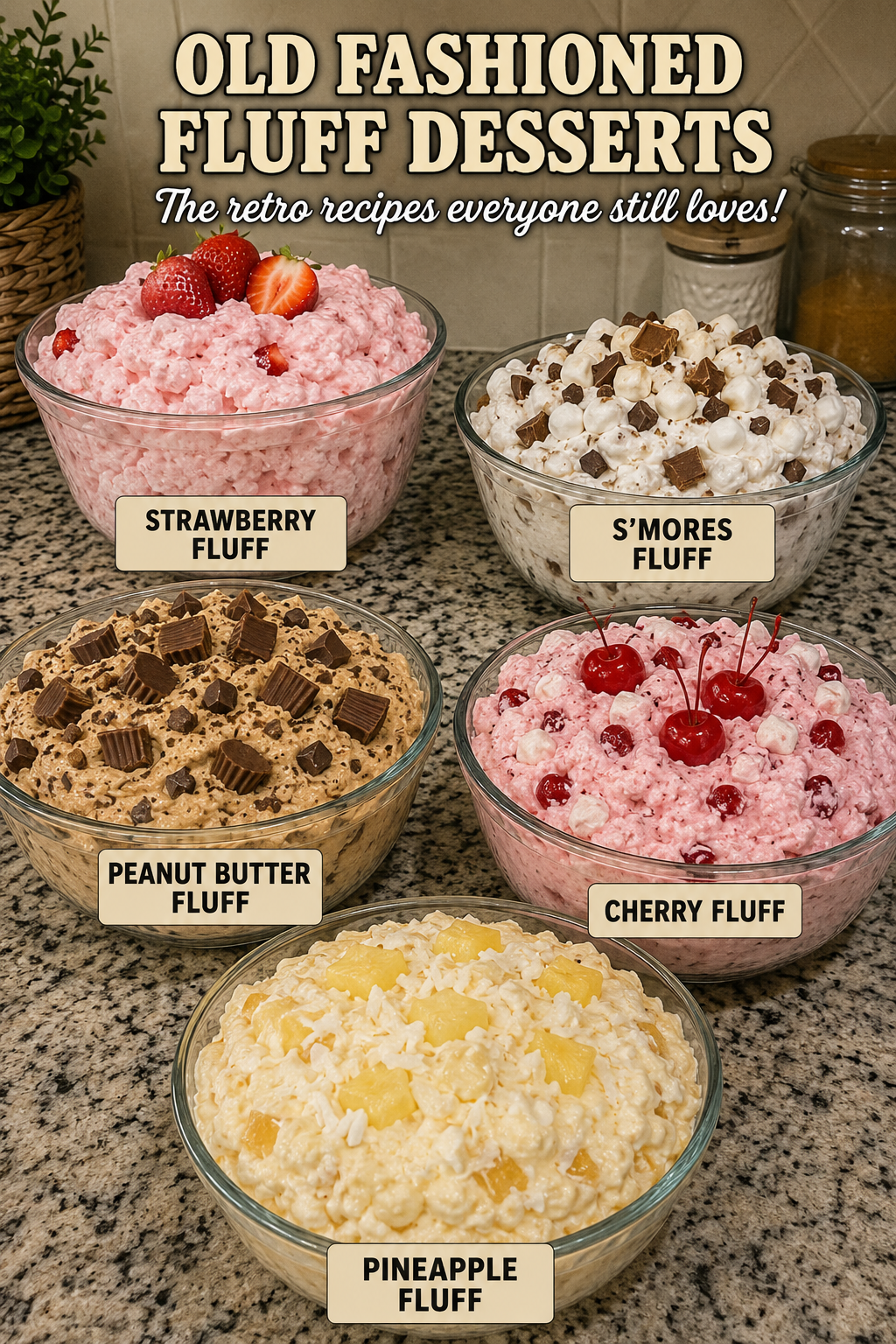 Delicious Old Fashioned Fluff Dessert Recipes 1 Delicious Old Fashioned Fluff Dessert Recipes