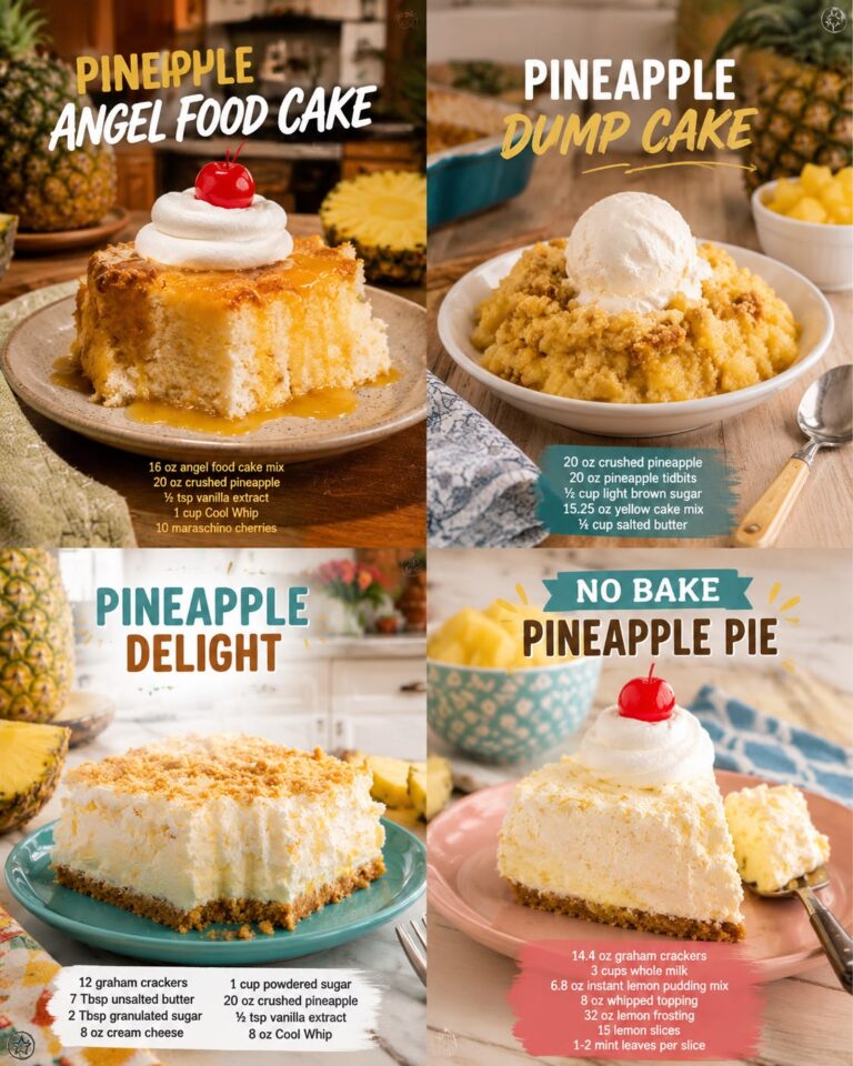 Delicious Pineapple Dessert Recipes