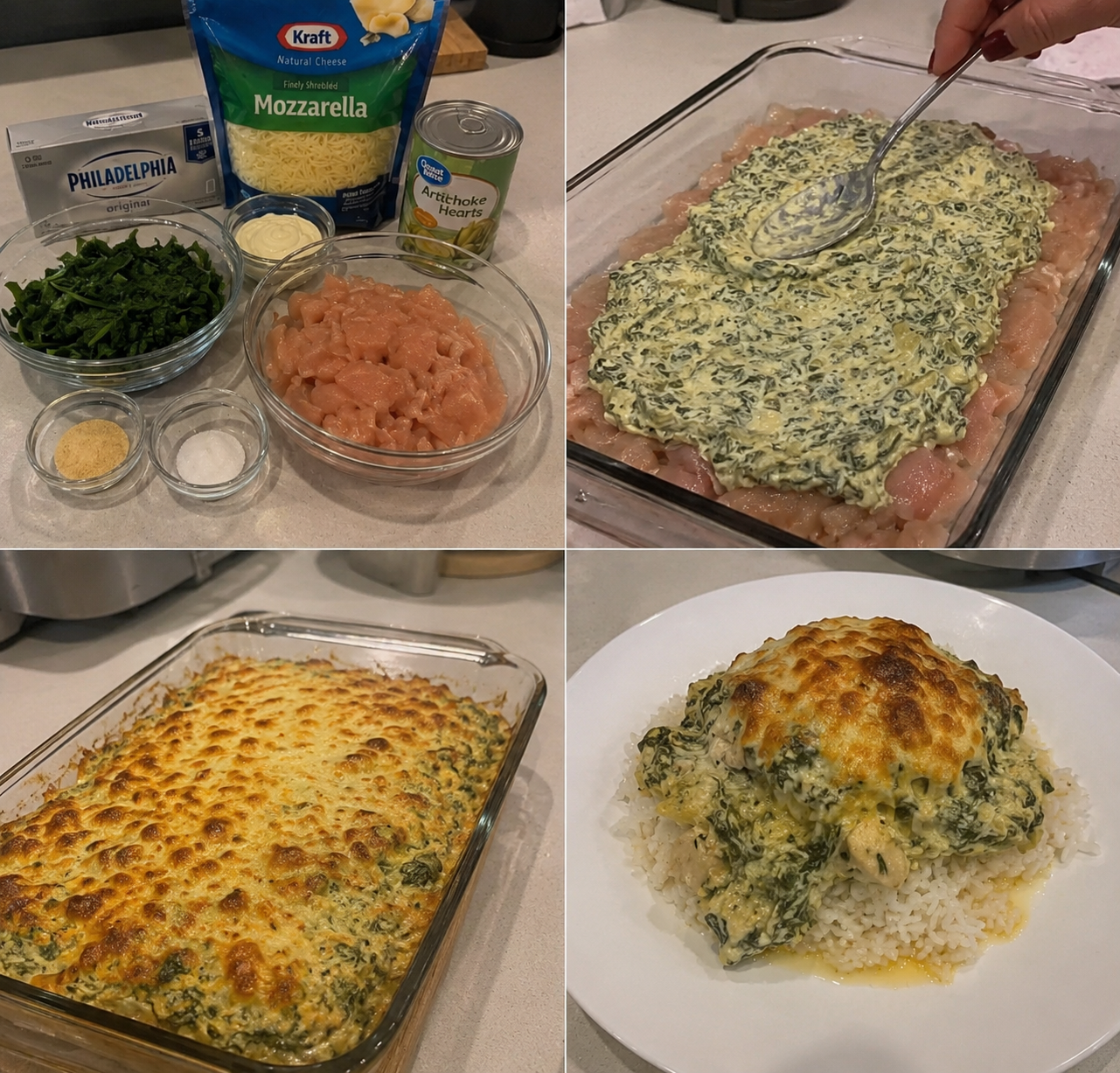 Delicious Spinach and Artichoke Chicken Casserole Recipes 1 Delicious Spinach and Artichoke Chicken Casserole Recipes