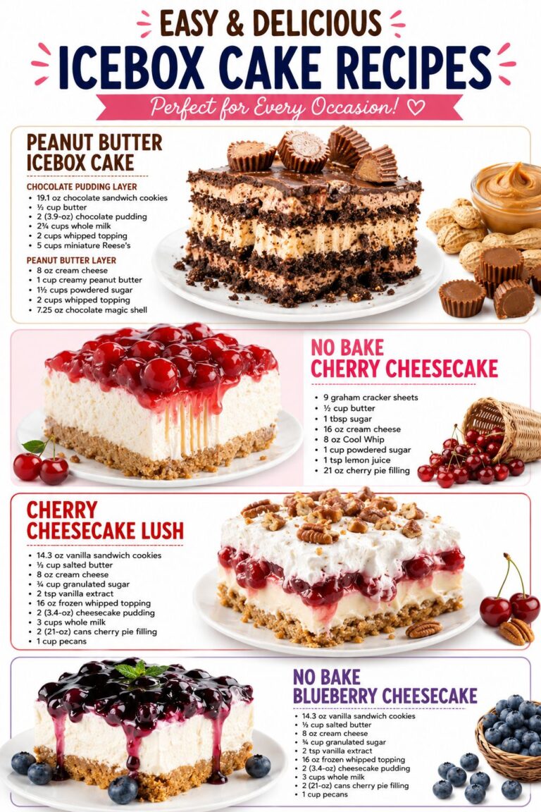 Easy & Delicious Icebox Cake Recipes