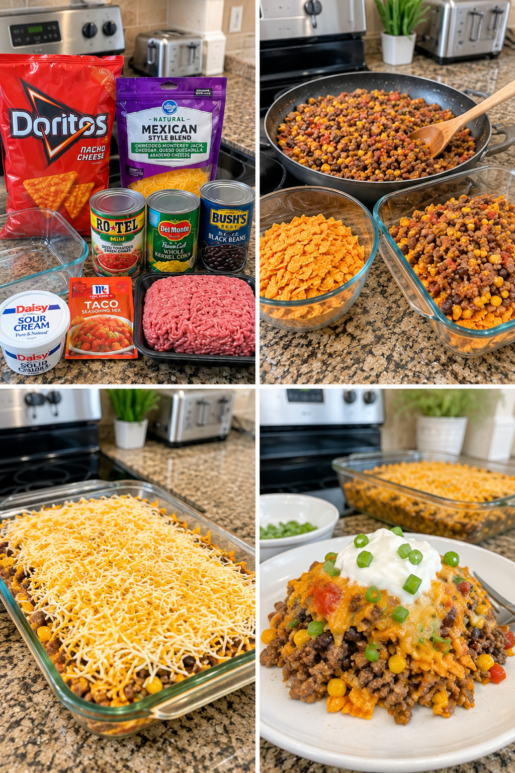 Easy Doritos Taco Casserole 1 Easy Doritos Taco Casserole