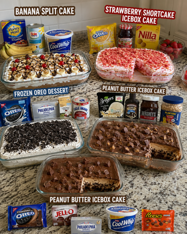 Easy No-Bake Icebox Cakes and Frozen Desserts