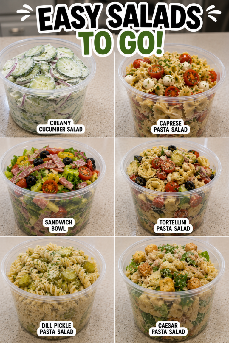 Easy Salads to Go: Quick and Delicious Salad Recipes