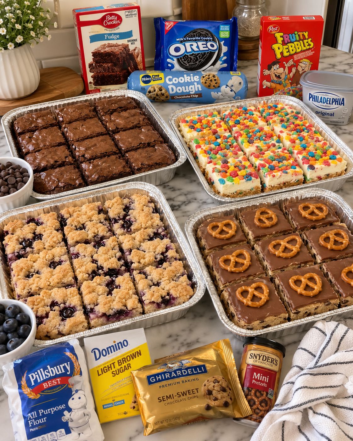 Easy Sheet Pan Dessert Bars