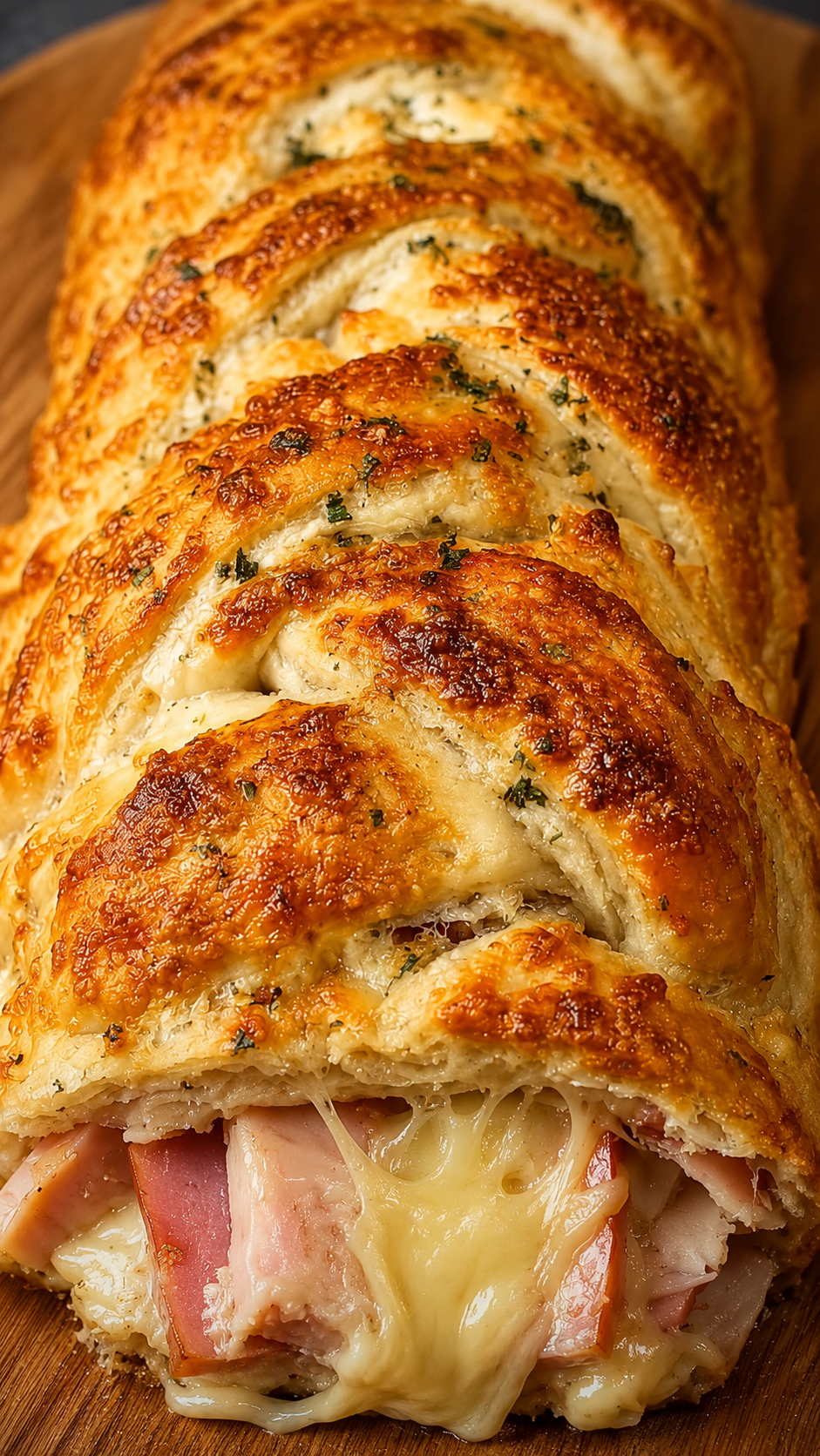 Ham and Cheese Crescent Braid Recipe 1 Ham and Cheese Crescent Braid
