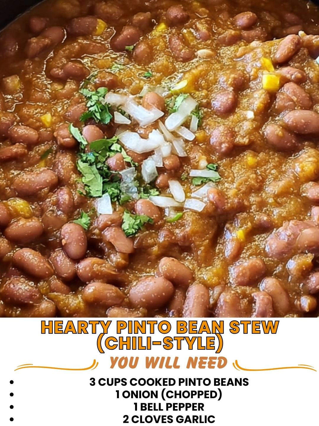 Hearty Pinto Bean Stew (Chili-Style) 1 Hearty Pinto Bean Stew (Chili-Style)