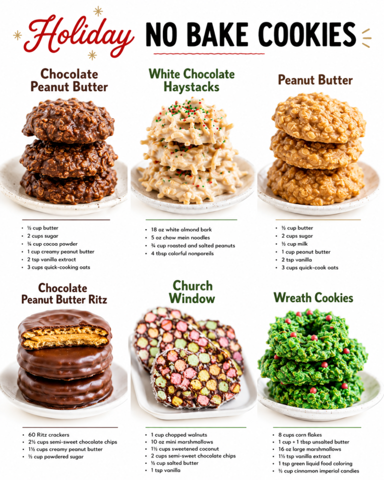 Holiday No Bake Cookies