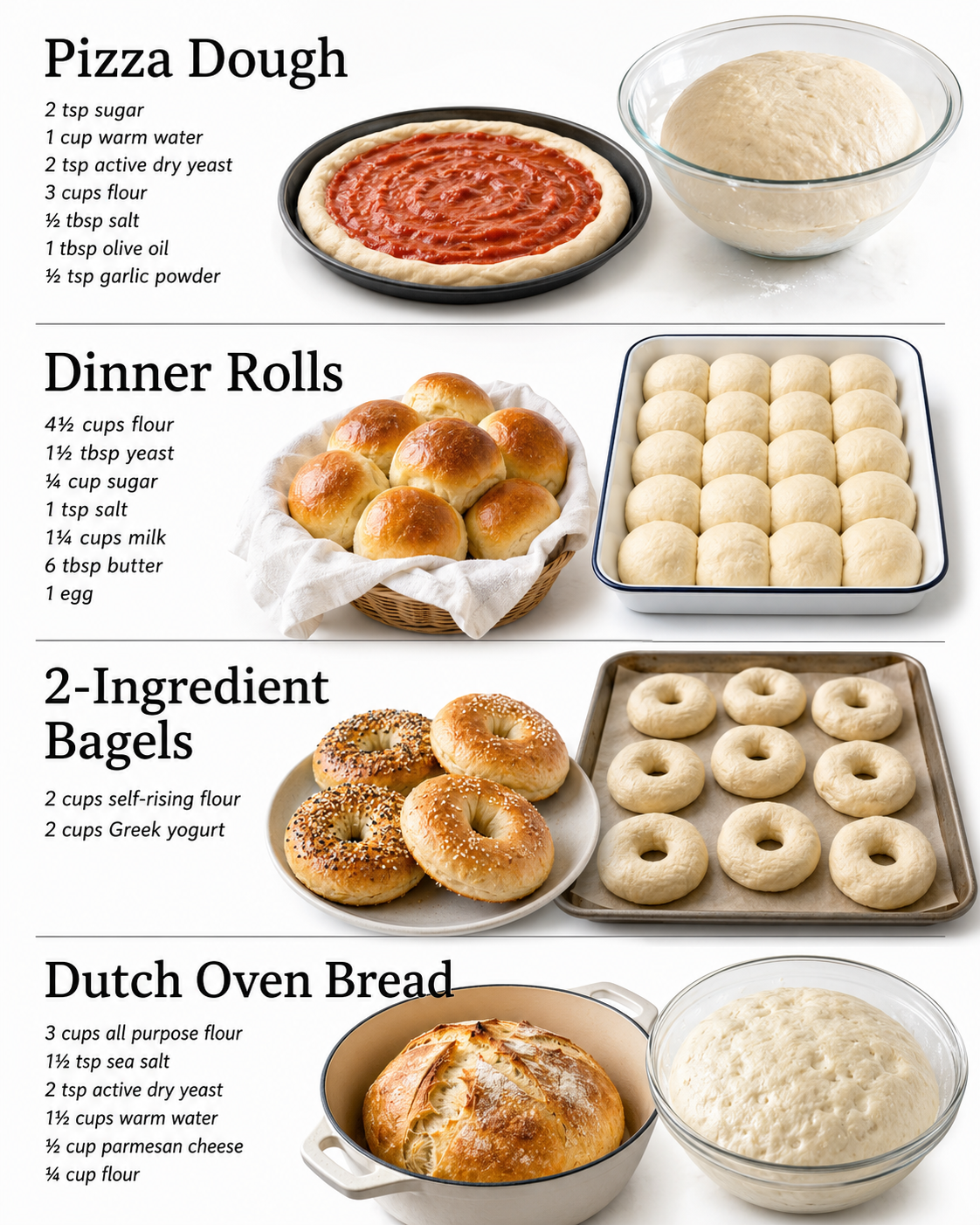Homemade Bread & Dough Recipes | Bake With Love 1 Homemade Bread and Dough Recipes