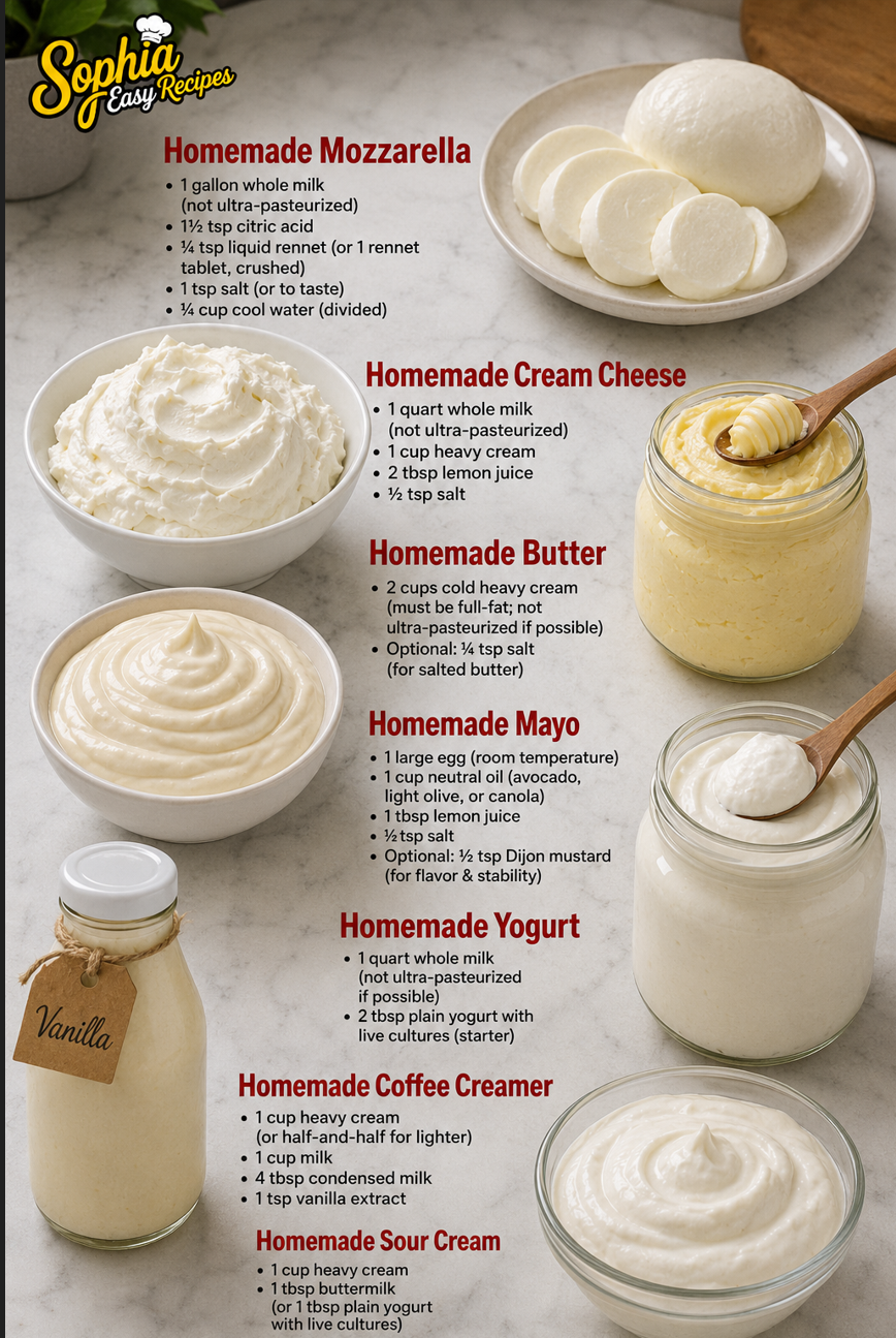 Homemade Dairy Staples: Fresh From Your Kitchen 1 Homemade Dairy Staples