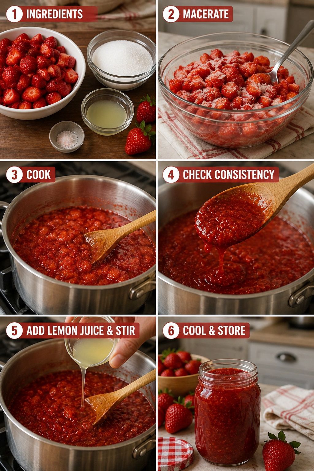 Strawberry Jam Recipe | Homemade & Delicious 1 How to Make Strawberry Jam
