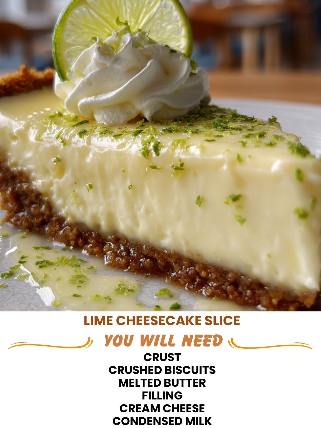 Lime Cheesecake Slice 1 Lime Cheesecake Slice