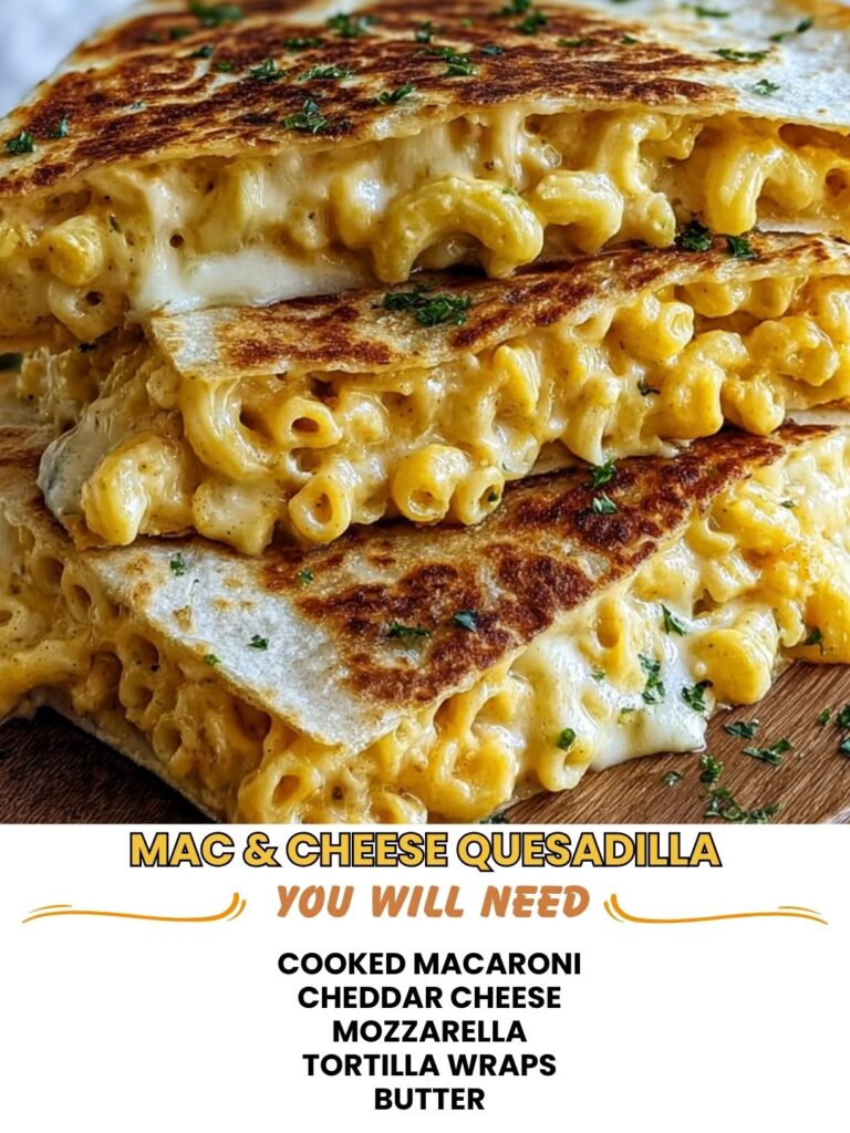 Mac & Cheese Quesadilla