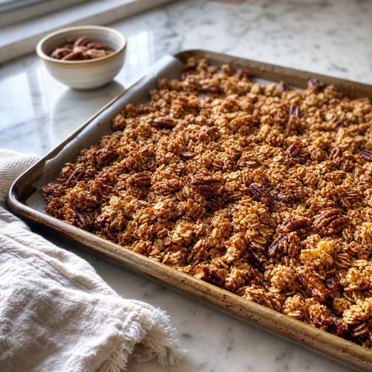 Maple Pecan Granola: Crispy, Buttery, and Ready in 30 Minutes