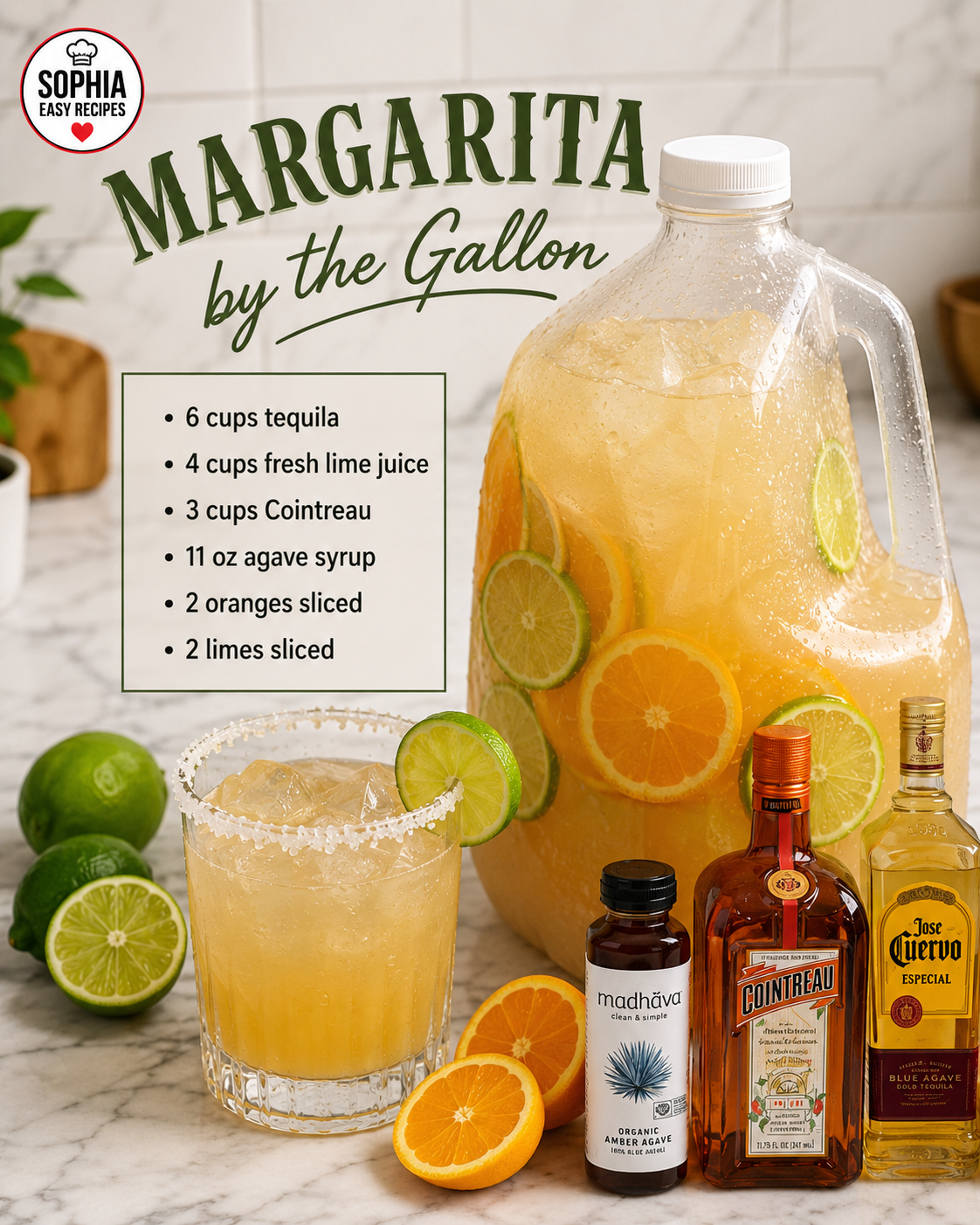 Margarita Lovers, Quench Your Thirst by the Gallon 1 Margarita by the Gallon