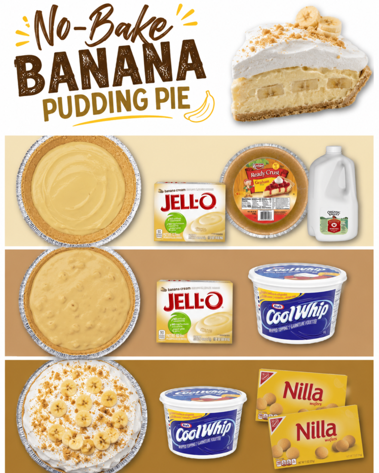 No-Bake Banana Pudding Pie Recipes