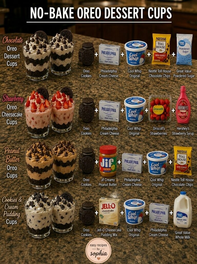 No-Bake Oreo Dessert Cups