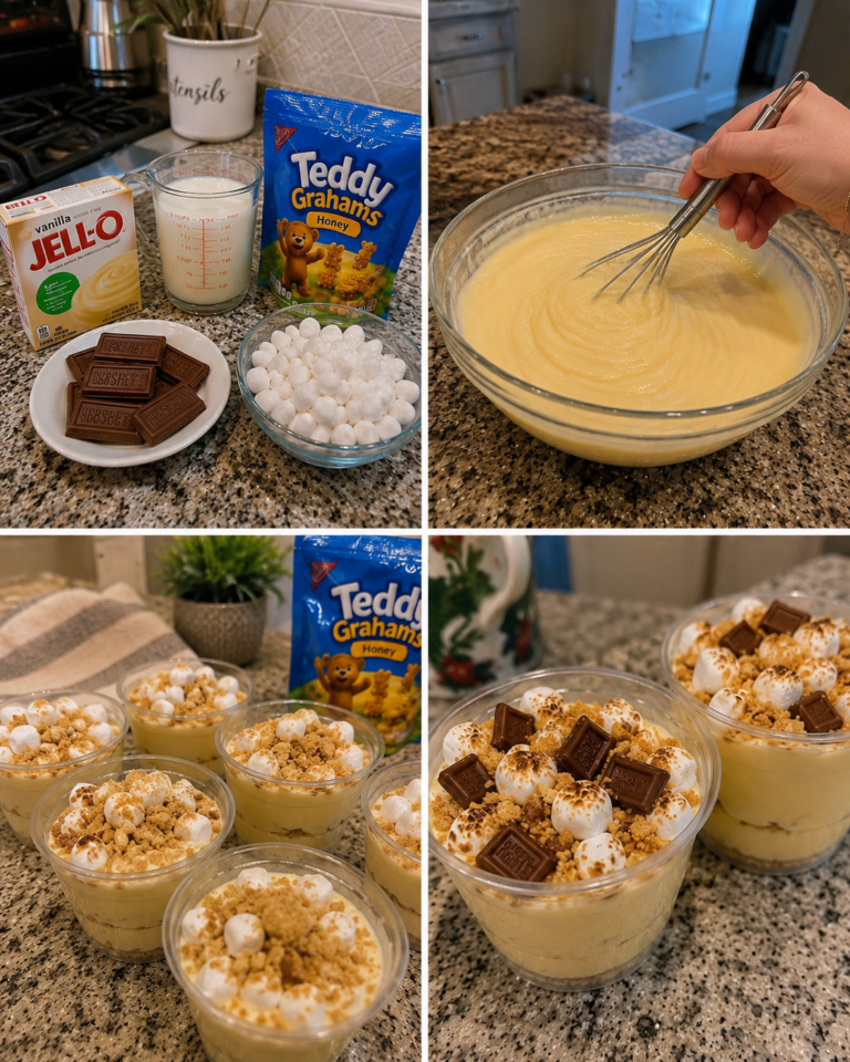 No-Bake S'mores Pudding Cups