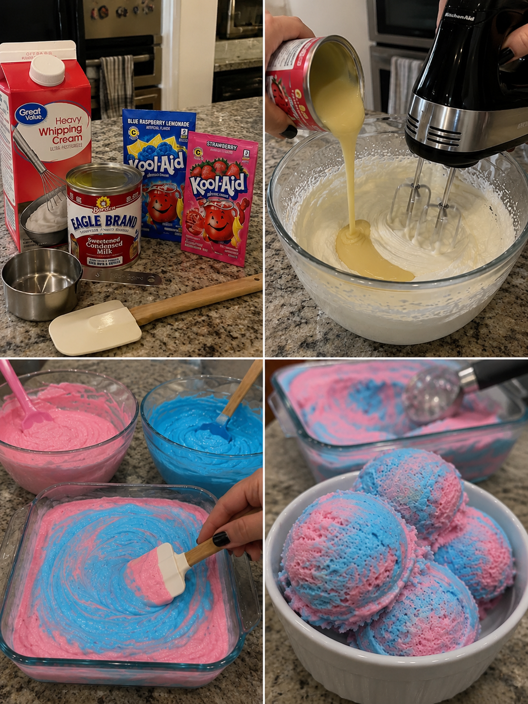No-Churn Kool-Aid Ice Cream Recipe | Homemade Treat 1 No-Churn Kool-Aid Ice Cream