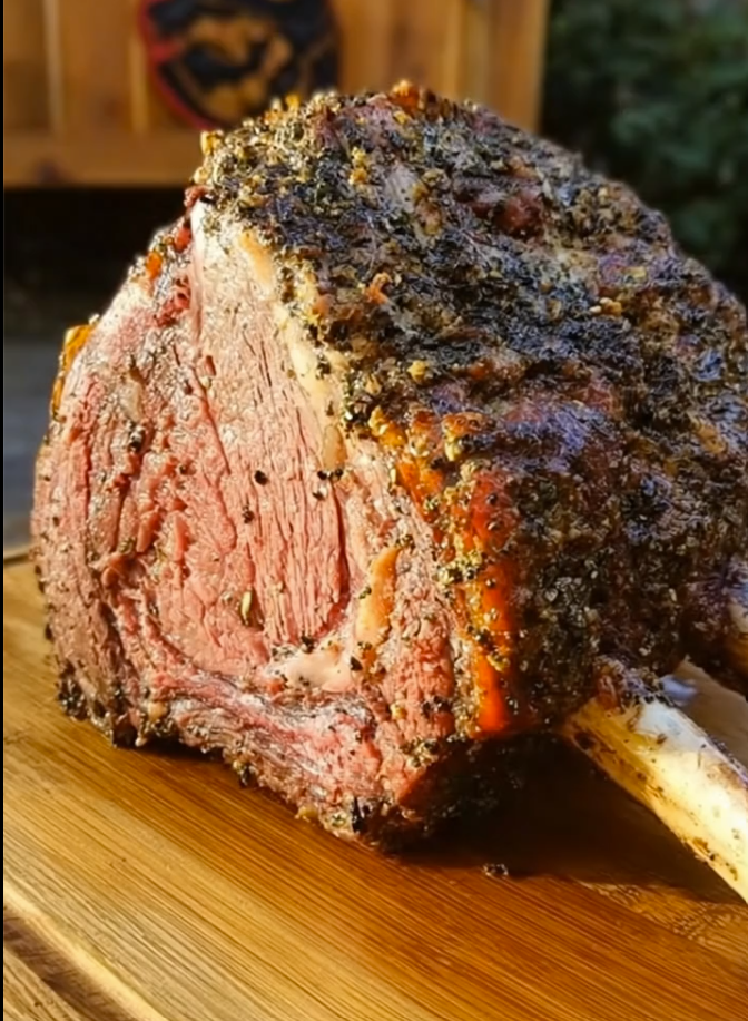 Perfectly Cooked Prime Rib Roast