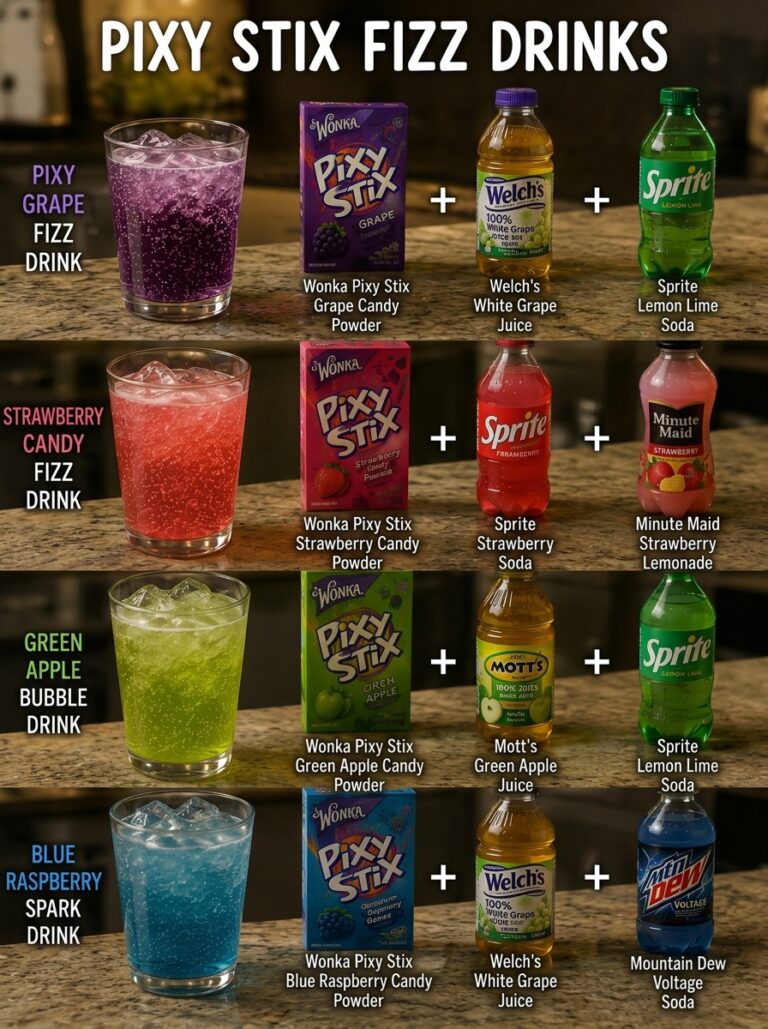 Pixy Stix Fizz Drinks