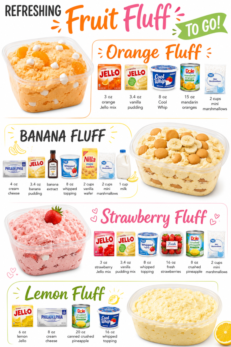 Refreshing Fruit Fluff To Go!