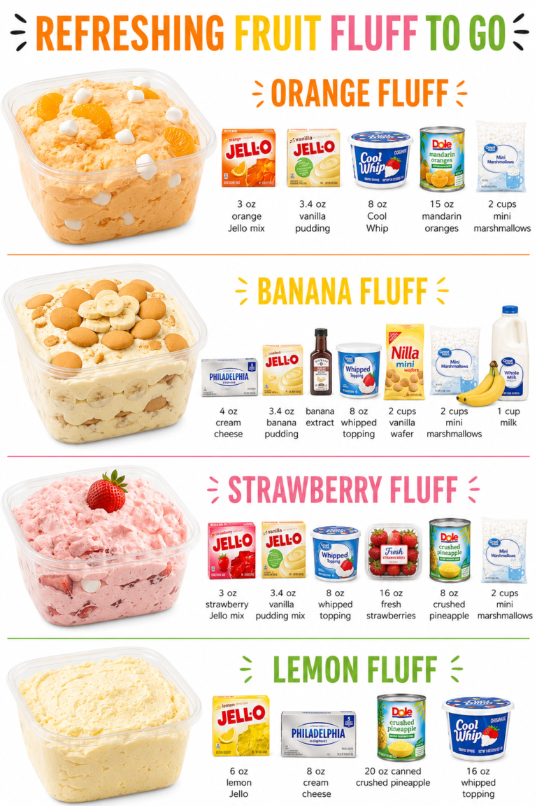 Refreshing Fruit Fluff To Go